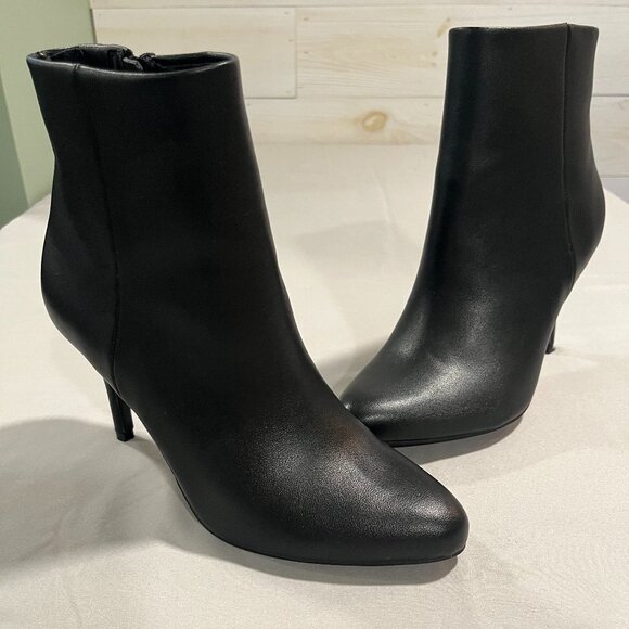 Sonoma Black Leather Boots Size 8 - Picture 2 of 8